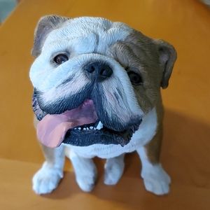 Beautiful Bulldog Sculpture by Sandicast